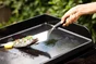 Spatule Courte 30Cm En Inox Naterial Pour Plancha