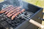 Grille Double 6 Saucisses Naterial Pour Barbecue