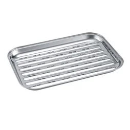 Plat À Légumes En Acier Naterial 33X25 Cm