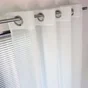 Voilage tamisant, Niagara blanc l.140 x H.260 cm