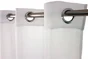 Voilage tamisant, Niagara blanc l.140 x H.260 cm