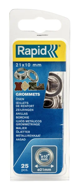 Lot De 25 Oeillets Acier Diam.10 Rapid
