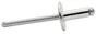 Lot De 40 Rivets Aluminium Diam.4.8 X H.12 Mm Rapid
