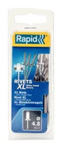 Lot De 40 Rivets Aluminium Diam.4.8 X H.12 Mm Rapid