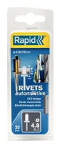 Lot De 32 Rivets Aluminium Diam.4.8 X H.16 Mm Avec Forêt