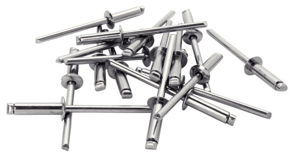 Lot De 50 Rivets Acier Inoxydable Diam.4.8 X H.18 Mm Rapid