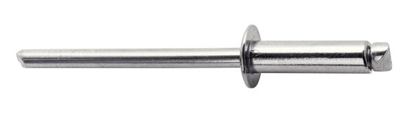 Lot De 50 Rivets Acier Inoxydable Diam.4.8 X H.25 Mm Avec Forêt