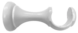 Support Tringle À Rideau, 28 Mm Blanc Satiné Inspire
