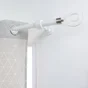 Support Extensible Tringle À Rideau, 28 Mm Blanc Satiné Inspire