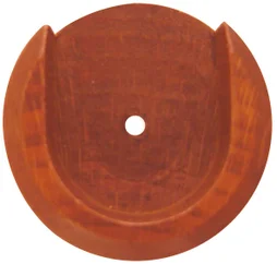 Lot De 2 Naissances Tringle À Rideau, 28 Mm Merisier Verni Inspire