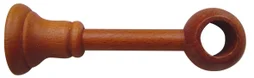 Support Tringle À Rideau, 28 Mm Merisier Verni Inspire