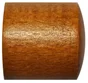 Lot De 2 Embouts Inspire, Merisier, Verni Pour Tringle À Rideau Bouchon Diam.28