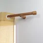 Lot De 2 Embouts Inspire, Merisier, Verni Pour Tringle À Rideau Bouchon Diam.28
