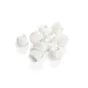 Lot De 10 Caches-Vis Blanc Pour Coulisse