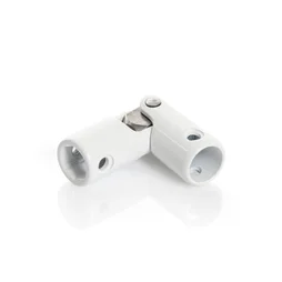 Cardan En Acier Laqué Blanc Hexa 10Mm / Rond 12Mm