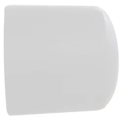 Lot De 2 Embouts Bouchon Inspire, Blanc Satiné Diam.35 Mm