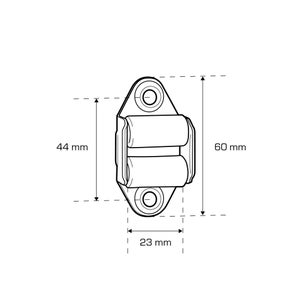 Guide Sangle 15/22Mm À Sortie Verticale