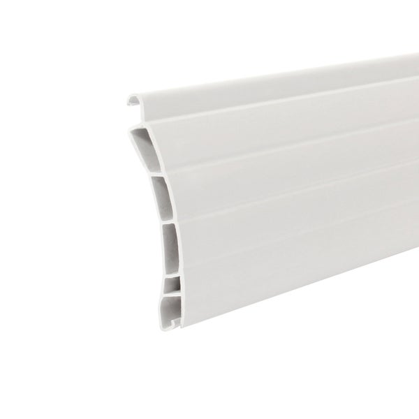 Lot De 4 Lames De Tablier En Pvc Blanc Haut. 42Mm, Long. 1.50M