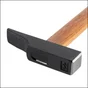 Marteau de menuisier en bois verni, 0.2 kg