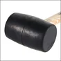 Maillet De Carreleur Caoutchouc Noir, 0,45 Kg Dexter