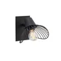 Spot patère, industriel, métal noir E14 max 40 W, SEYNAVE KASTELI