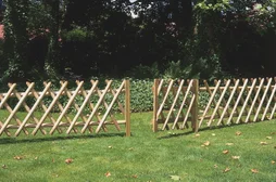 Barrière Bois Pony Forest Style Naturel, H.100 X L.250 Cm