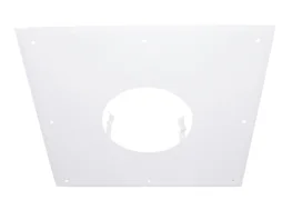 Plaque de propreté pour raccordement Isotip, JONCOUX, diam. 80 mm l.40 cm blanc