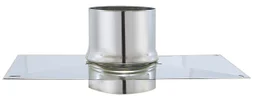 Plaque d'étanchéïté pour tubage Isotip, JONCOUX, diam. 125 mm inox