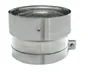 Raccord foyer double pour tubage, JONCOUX, diam. 150 mm inox