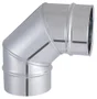Coude lisse inox de raccordement Isotip, JONCOUX, diam. 153 mm 90°