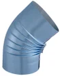 Coude plissé aluminié de raccordement Isotip, JONCOUX, diam. 153 mm 45
