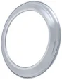Rosace pour raccordement Isotip, JONCOUX, diam. 125 mm aluminium