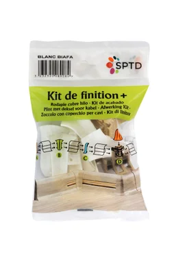 Kit Accessoires Finition De Plinthes Pass'Fil Blanc Biafa