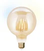 Ampoule led à filament ambré Globe 125 mm E27 806Lm = 60W blancs variables, JEDI