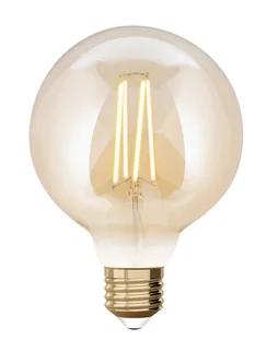 Ampoule intelligente led à filament ambré Globe 95 mm E27 806 Lm = 60 W 2200K-6500K variation de blancs IDUAL COREP