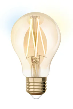 Ampoule intelligente led filament ambré std E27 806Lm 60W variation blanc, Idual