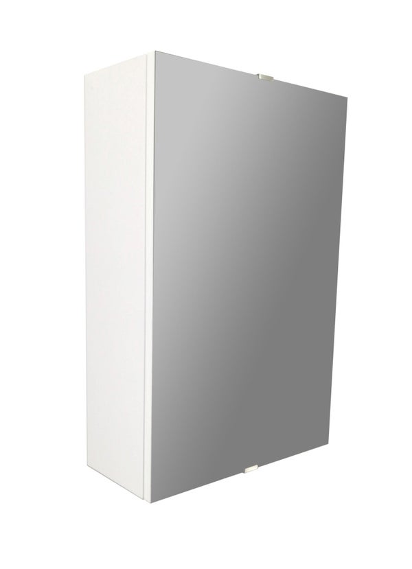 Armoire de toilette l.38 cm H.58 cm P.13.2 cm, blanc, SENSEA Essential