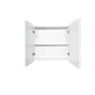 Armoire de toilette l.58 cm H.58 cm P.13.2 cm, blanc, SENSEA Essential
