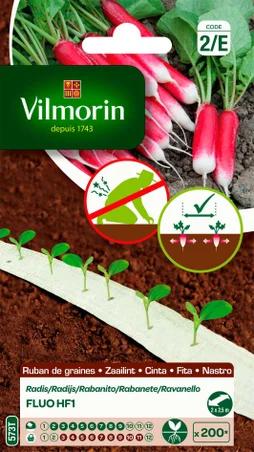Rubans de graines fluo hf1 VILMORIN 2.8 g