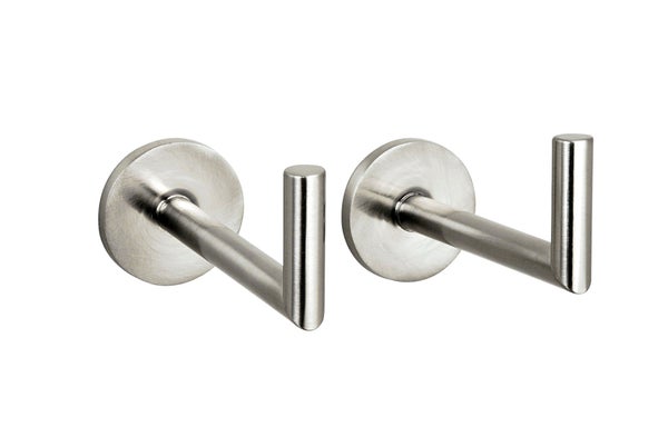 Lot De 2 Gonds En Métal Chromé, L.8 Cm