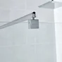 Paroi de douche à l'italienne verre transparent, l.80+30 cm, Ep.6 mm chromé Easy