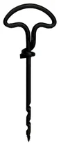 Lot De 3 Vrilles Forgées Anneau Roulé Bois, Diam.2, 3 Et 4 Mm Denuziere
