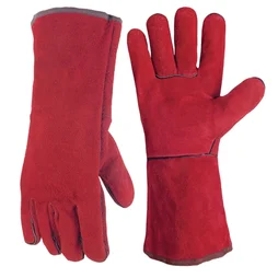 Gants de soudure en cuir croûte de bovin T.10 GYS