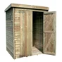 Armoire de jardin bois théofil naturel, L.156 X H.195 X P.136 Cm