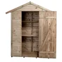 Armoire de jardin bois Léo naturel, L.193 X H.220 X P.83 Cm