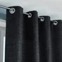 Rideau tamisant, Maille noir l.140 x H.250 cm