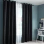 Rideau tamisant, Maille noir l.140 x H.250 cm