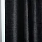 Rideau tamisant, Maille noir l.140 x H.250 cm