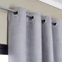 Rideau tamisant, Newmanchester suédine gris l.140 x H.280 cm