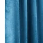Rideau tamisant, Newmanchester suédine bleu l.140 x H.280 cm INSPIRE
